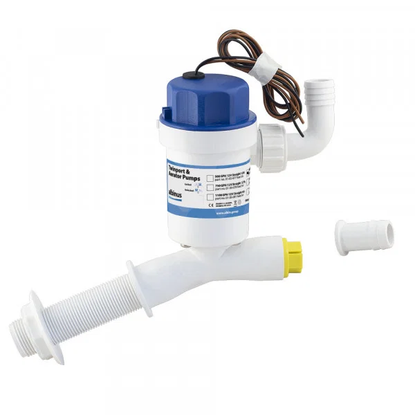 01-05-082 – ALBIN Livewell / Baitwell Pump, Non Self-Priming 1100 Gallon Per Hour And 1000 Gallon Per Hour At 3 Feet ...